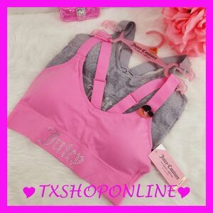 ❣️👙 {Juicy Couture} 2 pack bling logo bra bralette 👙❣️ NWT
